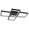 Plafon lampa LED Galaxis Orion 72W 56x37x8 cm czarny + pilot