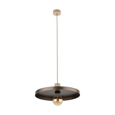Tk Lighting SILA SABIA BROWN lampa wisząca 1XE27 400
