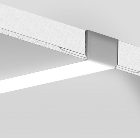 Profil do LED KOZUS do płyt G-K 16mm architektoniczny wpuszczany Kluś  surowy 1m
