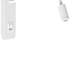 Lampka nocna Kinkiet LED Z USB BASE 8W+2W white biały