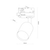 Tk Lighting TRACER TRÓJOBWODOWY WHITE 1xGU10