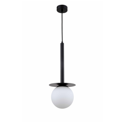 Light prestige Roma 1 wisząca czarna LP-1345/1P BK