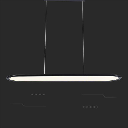 Oprawa Zwieszana V-TAC 24W LED Czarna VT-7821 4000K 3000lm