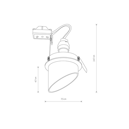 Oprawa wpuszczana podtynkowa SOLTA biała Nowodvorski Lighting 10492
