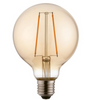 Żarówka dekoracyjna LED E27 G80 2W 2500K kula amber