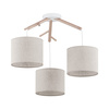 Lampa wisząca ALBERO Linen 3xE27