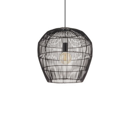 Lampa wisząca Boho HAITI S czarne drewno bambus Nowodvorski 11166