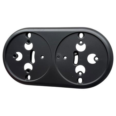 Ramka podwójna do montażu natynkowego Loftica Art czarna