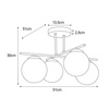 Lampa sufitowa K-5166 z serii GAMMA