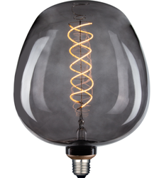 Żarówka dekoracyjna LED E27 FILAMENT S190 4W Vintage Smoky