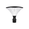 Lampa LED parkowa latarnia E27 Plexio czarna