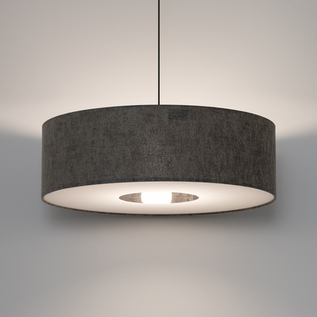 Lampa wisząca LAGO L szara tkanina 65cm Nowodvorski 11675