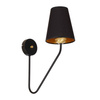 Kinkiet VICTORIA BLACK 1xE27 czarny