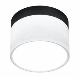 Lampa sufitowa oprawa biało-czarna LED 9W 4000K Tuba Candellux 2273631
