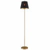 Lampa podłogowa ELENA Czarno-Złota 1xE27