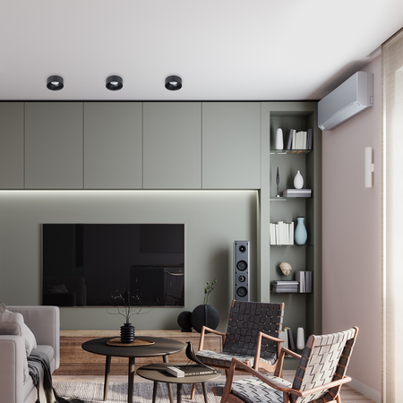 Oprawa Podtynkowa Bali Round Black czarna