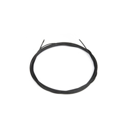 Kluś Linka stalowa FI-1 czarny 2m