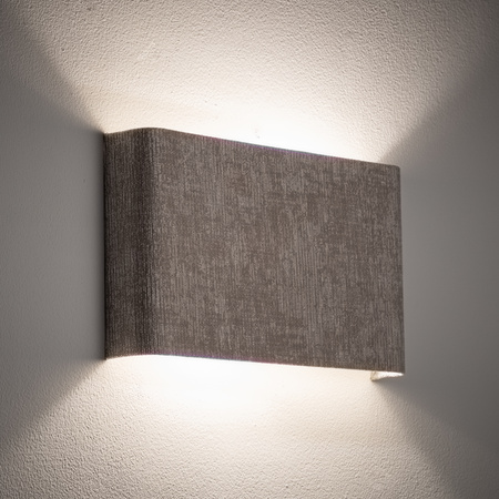 Kinkiet beżowy 2xG9 tkanina CEDRO B Nowodvorski 11669