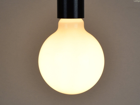 Żarówka Szklana E27 G125 9,8W MILKY CIEPŁA