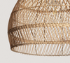 Naturalna Lampa Wisząca z Ratanu Yamil Ø55 cm Boho