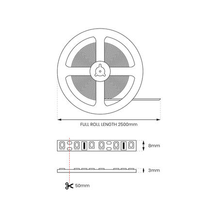 Panel LED natynkowy 60x60 40W czarny 