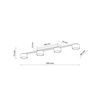 Lampa sufitowa DALLAS Gold/Black 4xGX53