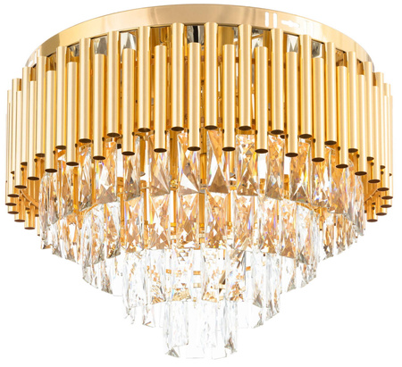 Lampa kryształowa luksusowa żyrandol Luxury WSC014 złota duża