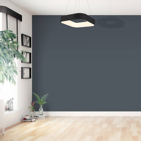 Panel led natynkowy 40x40cm czarny 36W 6000K