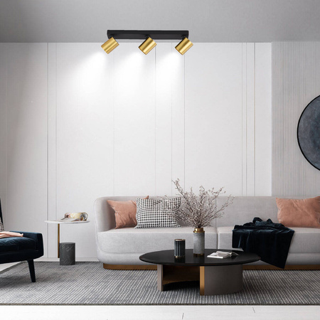Lampa Spot Snow 3xGU10 złota