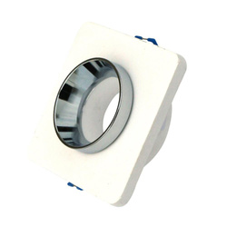 Oczko V-TAC GIPS BETON GU10 Kwadrat Wpuszczane Białe/Chrom VT-862-CHW 5 Lat Gwarancji