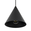 Lampa wisząca CONO Black 1xE27 S