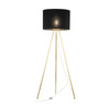 Lampa podłogowa UMBERTO Black/Gold 1xE27