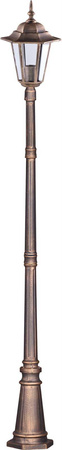 Lampa ogrodowa stojąca K-7064A/1 CZARNY/ZŁOTY z serii STANDARD