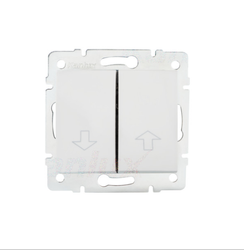 Włącznik żaluzjowy zwierny podtynkowy LOGI biały