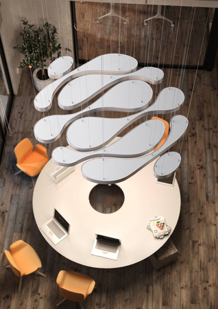 Oprawa MI-BUBBLE-01, zwieszana, 17W, 3000K, bez zasilacza, 24VDC, IP20, czarny anoda