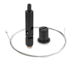 Kluś Zestaw mocowań RD-2, czarny, mosiądz