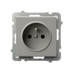 Ospel Sonata Kaszmir Gniazdo pojedyncze z uziemieniem GP-1RZ/m/82