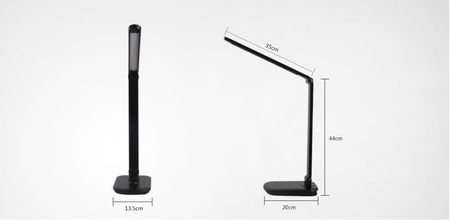 Nowoczesna Lampka biurkowa LED 8W + ładowarka USB
