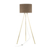 Lampa podłogowa UMBERTO Brown/Gold 1xE27