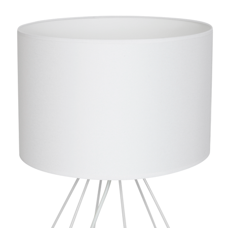 Lampka nocna BASKET WHITE druciana 1xE27 biała