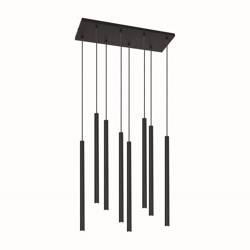 Duża, dekoracyjna, czarna lampa wisząca do jadalni K-4863 z serii GELATO