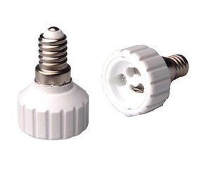 Przejściówka z gwintu E14 na GU10 adapter
