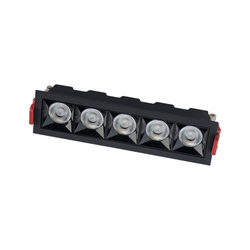 Nowodvorski Oprawa sufitowa podtynkowa MIDI LED BLACK 20W 3000K 10062