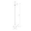 Nowodvorski Lampa wisząca zielona ZENITH S 