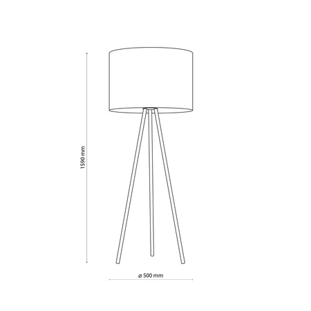 Lampa podłogowa JUTA E27