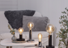 Żarówka dekoracyjna LED E27 G95 2W 2500K kula amber