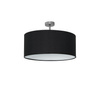 Lampa sufitowa CASINO BLACK/CHROME 1xE27 czarna