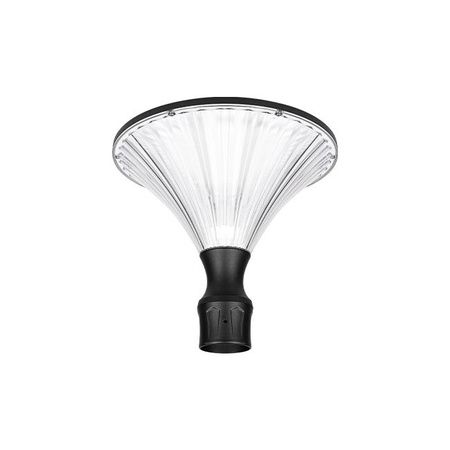 Lampa LED parkowa latarnia E27 Plexio czarna