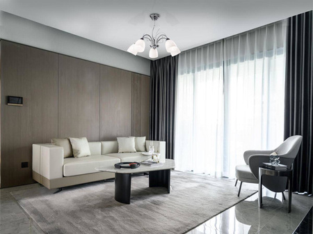 Pięcioramienny żyrandol do stylowego salonu K-JSL-6218/5 CHR z serii ARON