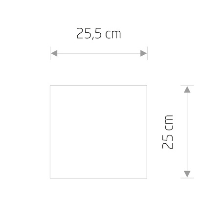 Nowodvorski Abażur szary PETIT A 